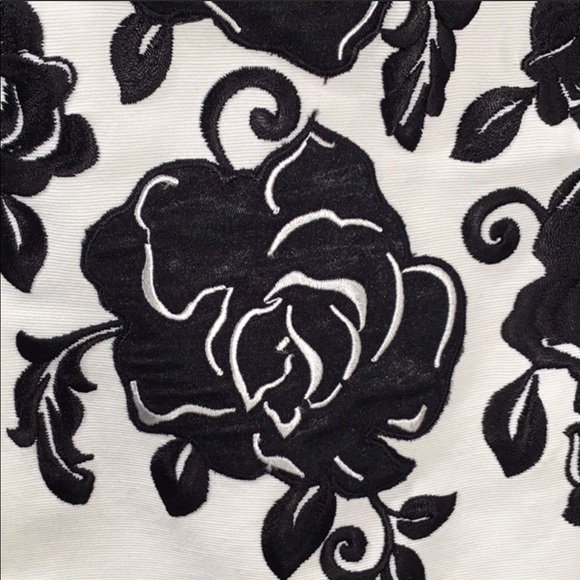 WHBM EMBROIDERED FLORAL LINED BUSTIER, size 2. - Picture 5 of 6